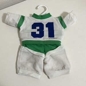 Cabbage Patch Kids Sports Time Football #31 Sweatsuit Green and White IJ Coleco